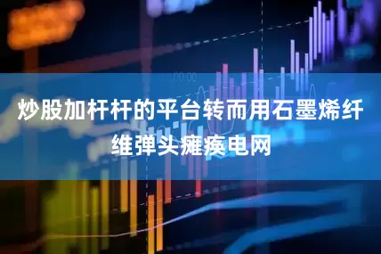炒股加杆杆的平台转而用石墨烯纤维弹头瘫痪电网