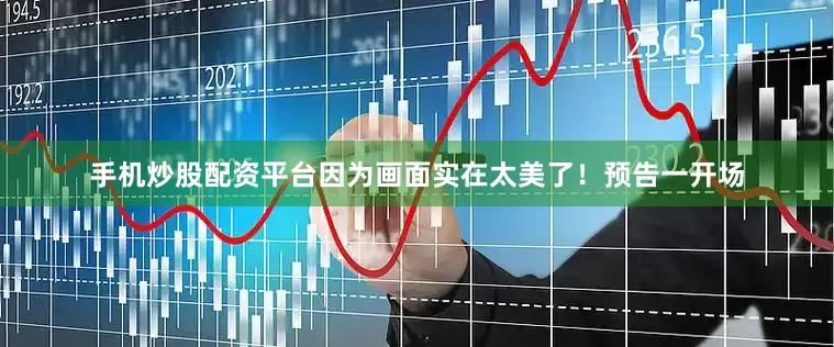 手机炒股配资平台因为画面实在太美了！预告一开场